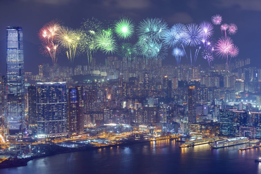 在香港和台北欢庆农历新年