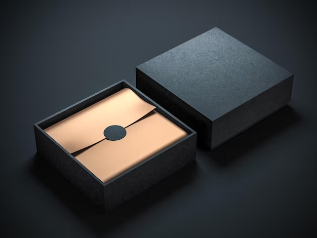 two-square-black-boxes-mockup-with-golden-wrapping-paper-opened-closed-3d-rendering_613230-596